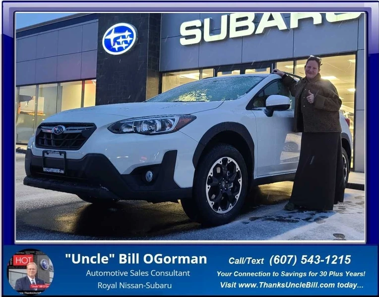 Congratulations to Christina!  She found the perfect NEW Subaru with "Uncle" Bill and Royal Subaru!