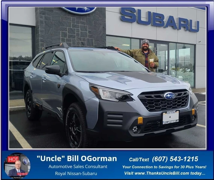 Thank you Warren for coming back to us here at Royal Subaru, with "Uncle" Bill OGorman!