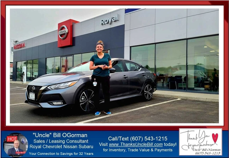 Meet Jordan Clark and her very first NEW CAR with "Uncle" Bill OGorman and Royal Nissan