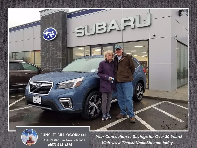 Congratulations to Richard and Jill who Saved with Royal Subaru and "Uncle" Bill!