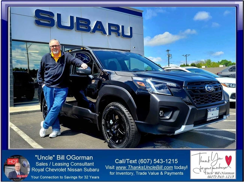 Congratulations to Michael on his NEW Subaru Forester, Wilderness Edition from "Uncle" Bill!