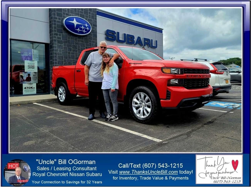 Congratulations to Randy and Tina!  Enjoy that beautiful truck from "Uncle" Bill and Royal Subaru