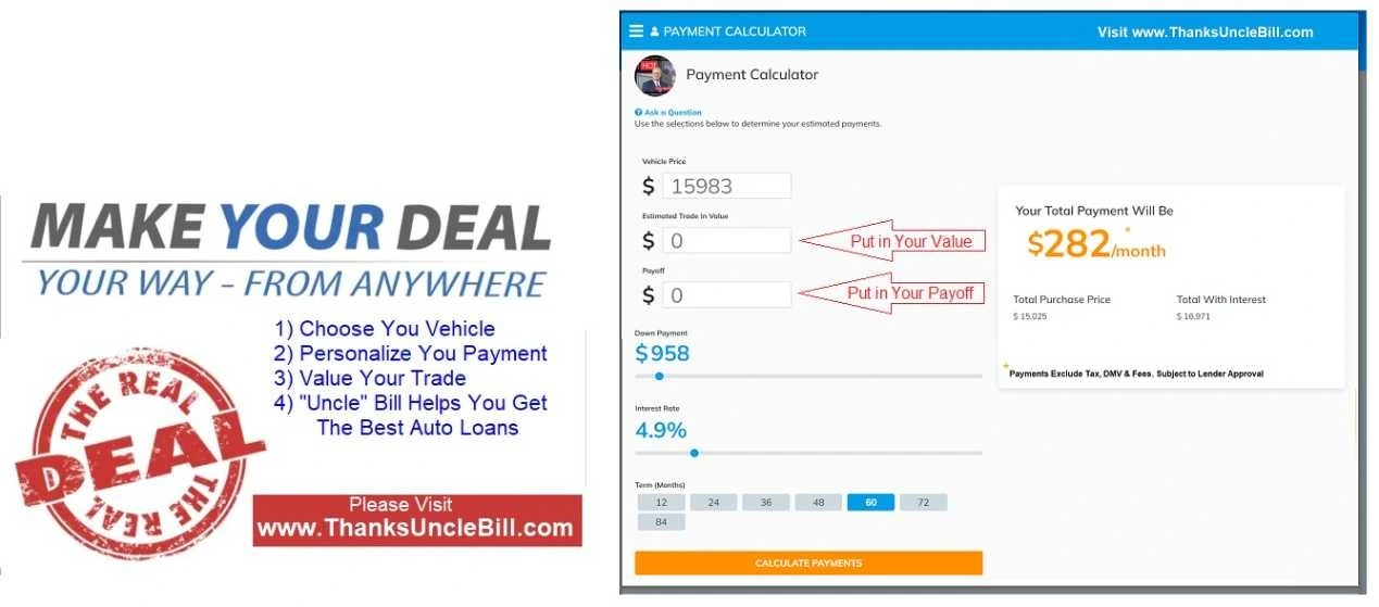 Make Your Deal - It's that EZ!    Now you can shop at home and build YOUR Deal!