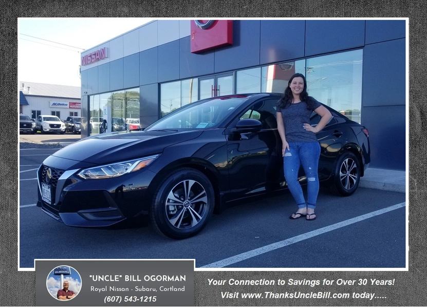 Introducing Jenna, and her very first NEW CAR from Royal Nissan and "Uncle" Bill!