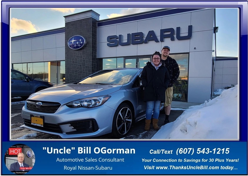 When the time came to upgrade their old Subaru, Darren trusted "Uncle" Bill and Royal Subaru