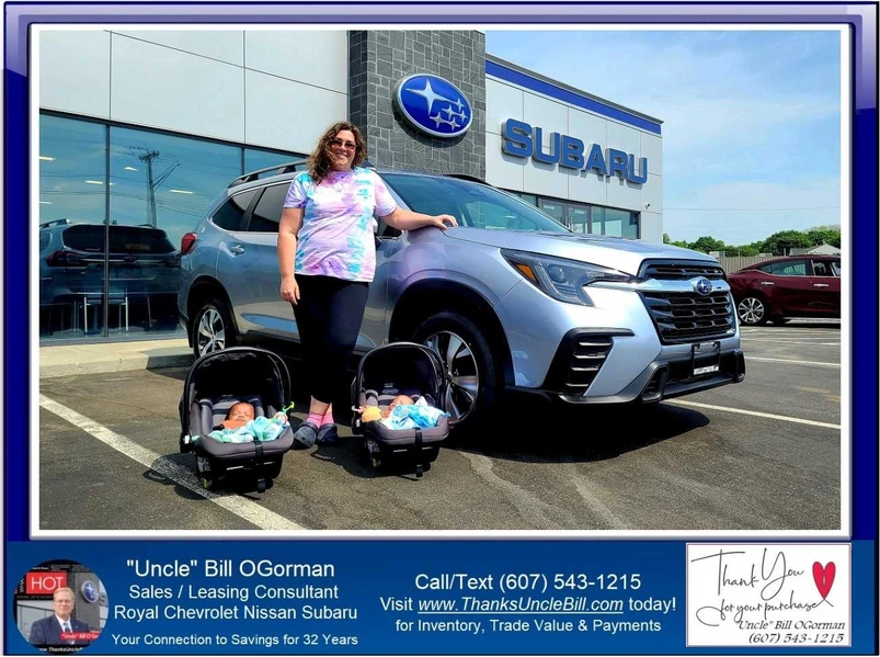 Meet Ellen-Lea and her new Baby Twins - Safety and Style in the Subaru Ascent with "Uncle" Bill!