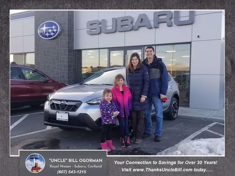 The Diller Family of Cortland Saved with Royal Subaru and "Uncle" Bill OGorman