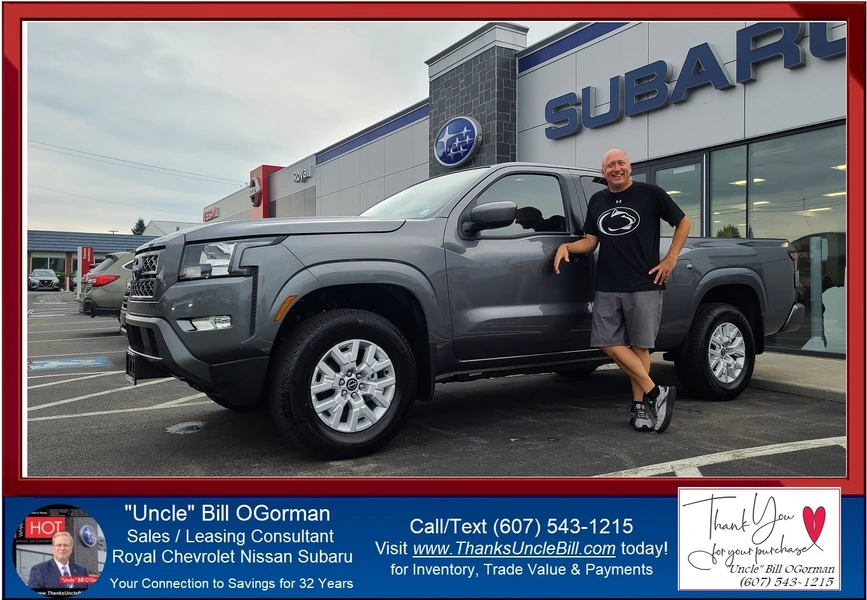 Tracy, from Fredericksburg Virginia found his New Truck with Royal Nissan and "Uncle" Bill