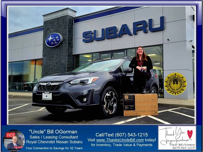 Congratulations to Kylie who has found the exact Subaru that she searched for, with "Uncle" Bill