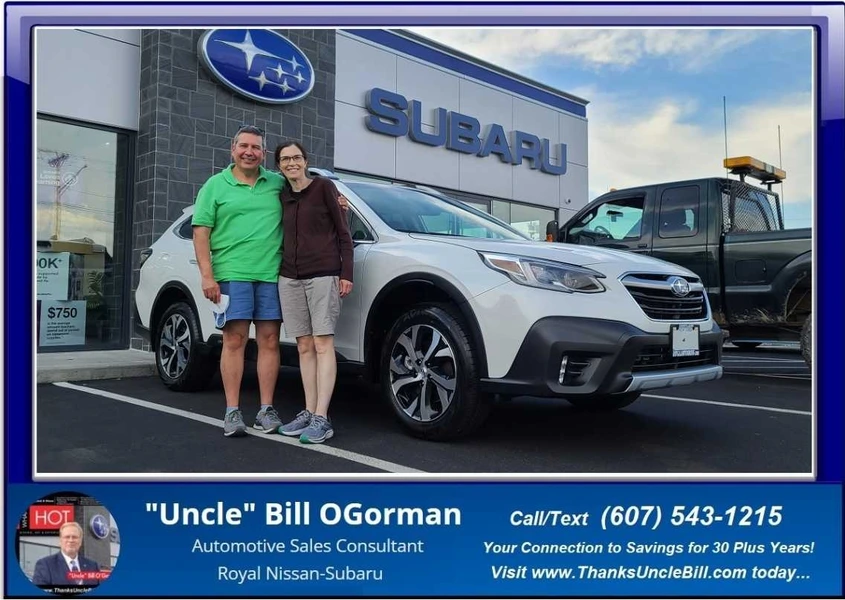 Congratulations Roseann from Fayetteville!  She saved with Royal Subaru and "Uncle" Bill!