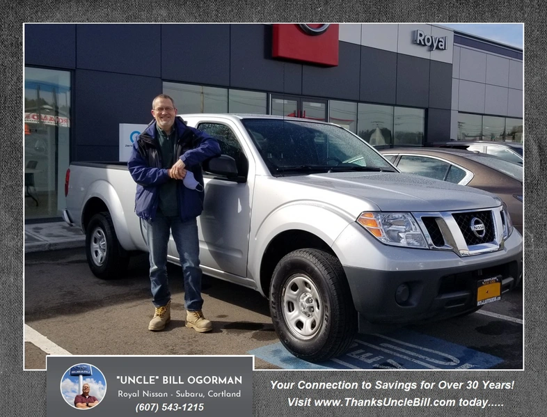 Congratulations to Mark!  He saved with Royal Nissan and "Uncle" Bill OGorman