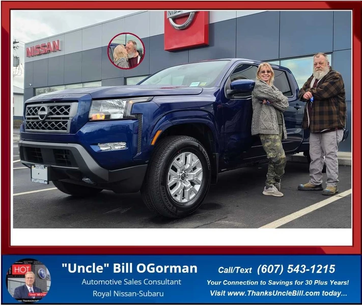 Sharon is back in a truck & she is LOVING IT!  Congratulations from Royal Nissan and "Uncle" Bill!