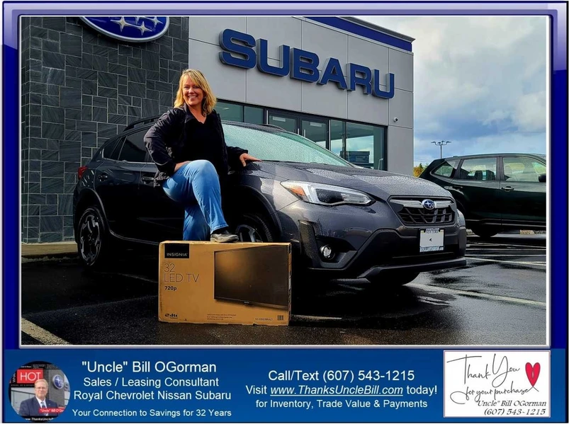 Congratulate Teresa Compton on her New 2023 Subaru Crosstrek from "Uncle" Bill OGorman and Royal