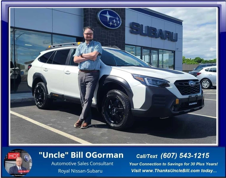 Congratulations Greg Carr!  Now he is driving the vehicle he wanted... Subaru Wilderness.