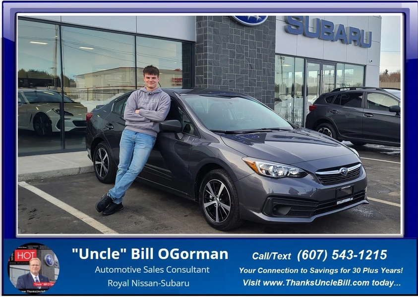 Congratulations to FJ Ott and his New "ORDERED SPECIAL"  Subaru Impreza!