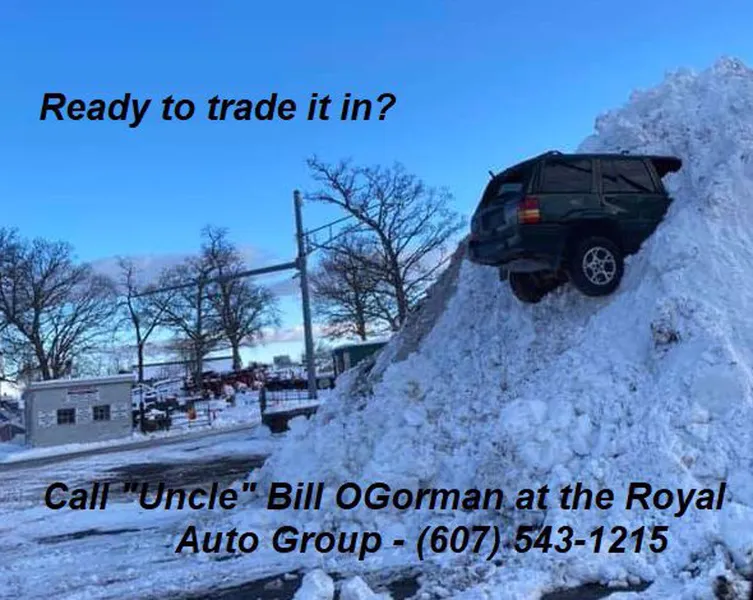 See "Uncle" Bill OGorman at the Royal Auto Group - Get more for your trade in!